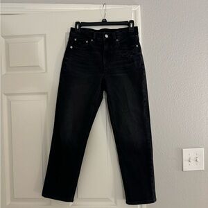 American Eagle Outfitters Black Ankle Jeans